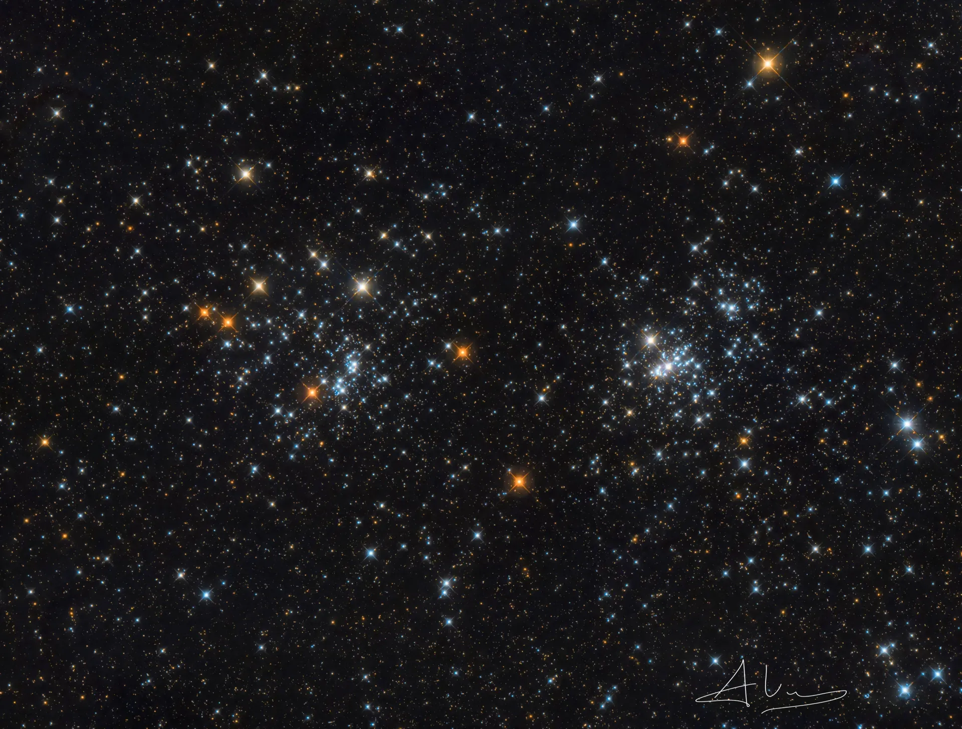 NGC 869-884 Double Cluster of Perseus