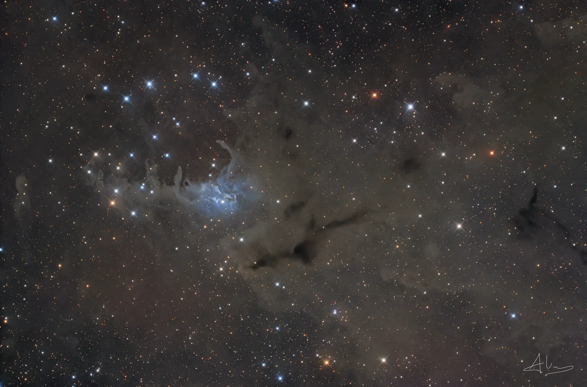 VdB 4 & Sail Boat Cluster